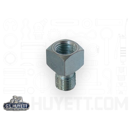 Lincoln Industrial Tubing Connector, Bulkhead, Straight L14054
